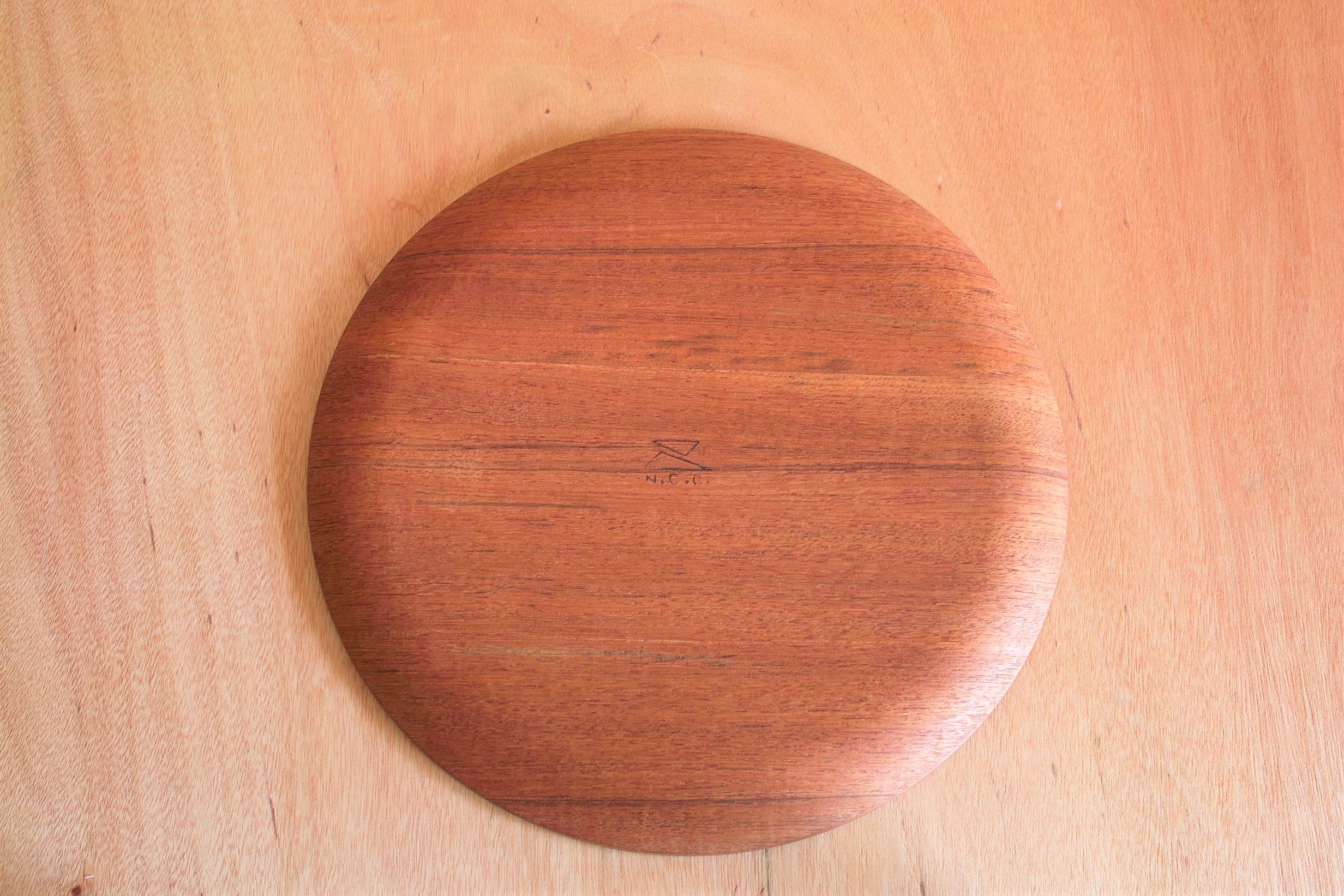 No.6423「チークのトレイ：青峰重倫」直径30cm SOLD | ボルトナット