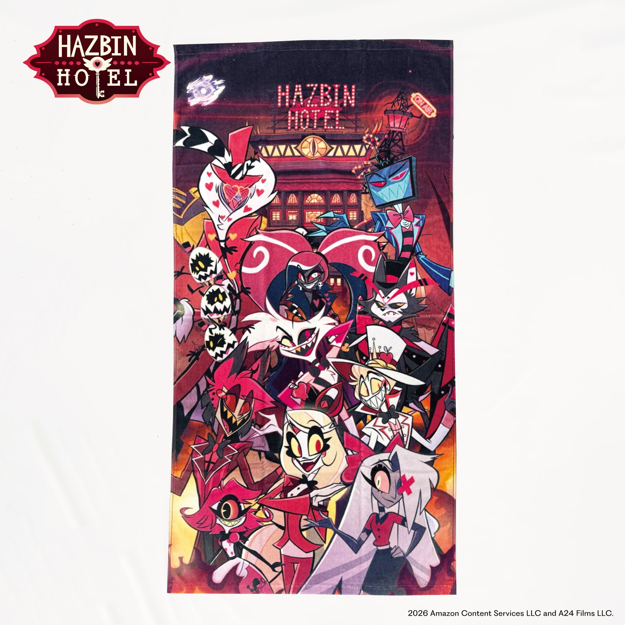 HAZBIN HOTEL 【ハズビンホテル】 バスタオル（タテ） – 【公式