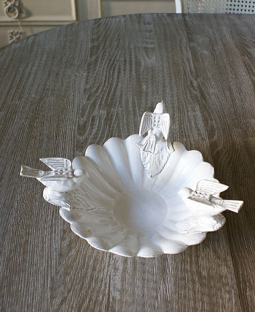 Astier de Villatte マーガレット・鳥のフルーツボウル – Blanc de Juillet