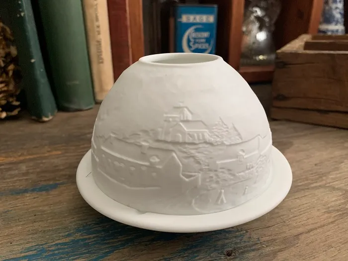 SOLDOUT-フランス Limoges リモージュ 白磁器 ティーライト