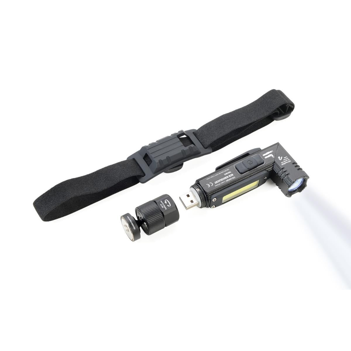 Troika Bendable USB Rechargeable Multi-Function Flashlight