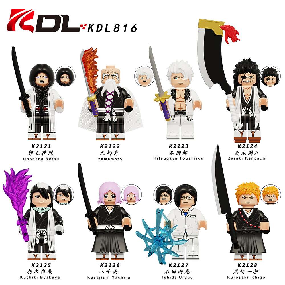 Anime Bleach Zaraki Kenpachi K2124 Minifigures - Brixtoy