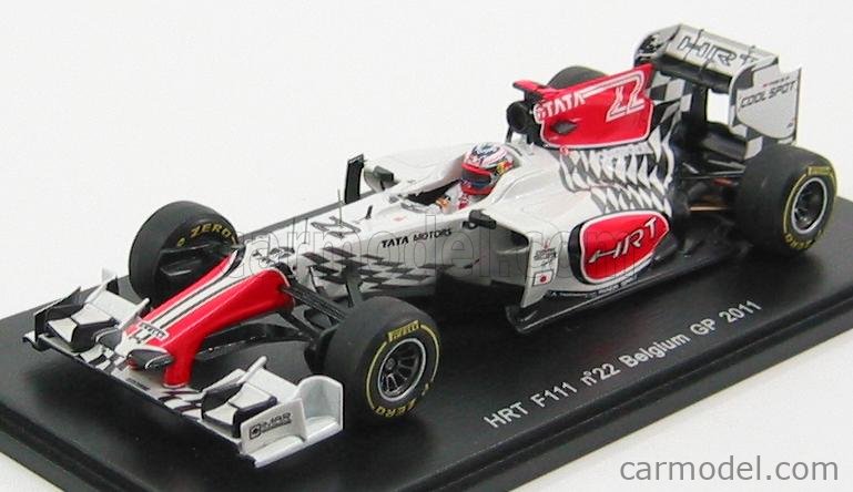 SPARK-MODEL S3028 Escala 1/43 | HRT F1 F111 N 22 GP BELGIUM 2011 D