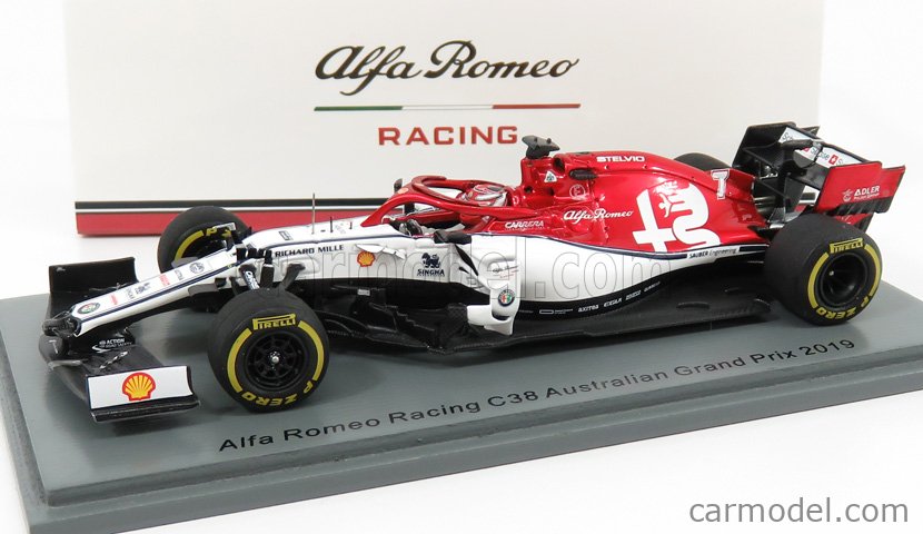 SPARK-MODEL S6073 Scale 1/43 | ALFA ROMEO F1 C38 TEAM ALFA ROMEO