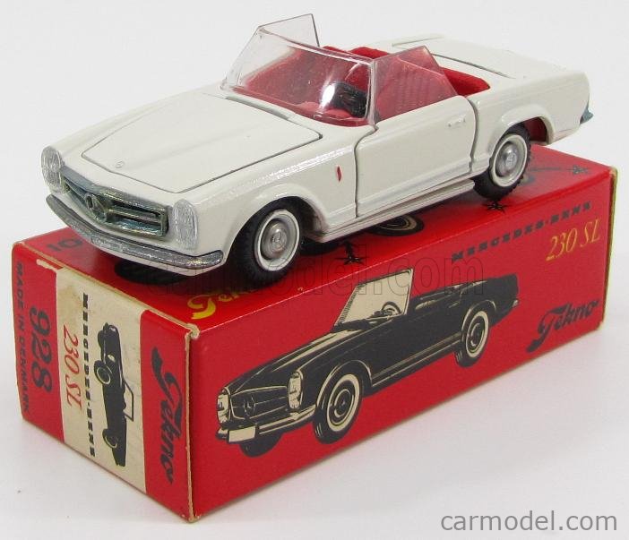 TEKNO 928 Masstab: 1/43 | MERCEDES BENZ 230 SL CABRIOLET OPEN WHITE