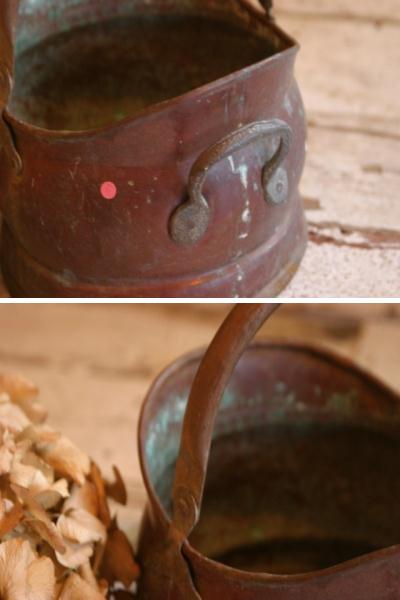 antique アンティーク チャコールビン,炭入れ,暖炉、薪ストーブ - BURN