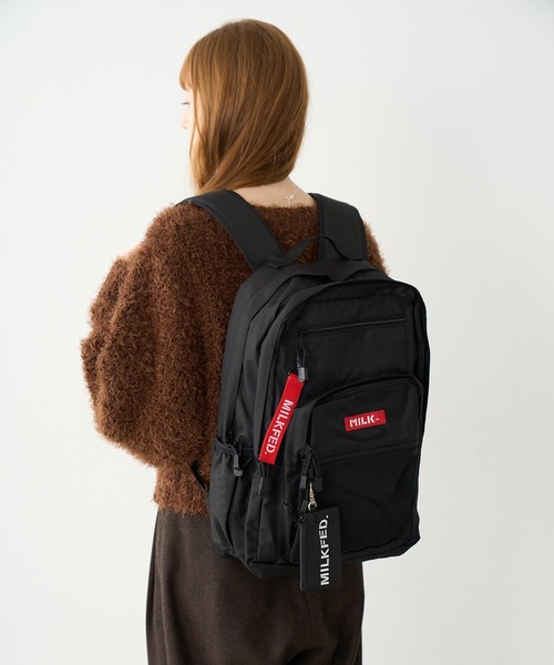23L】W ZIP BACKPACK/大容量 バックパック【PC収納可・A4サイズ