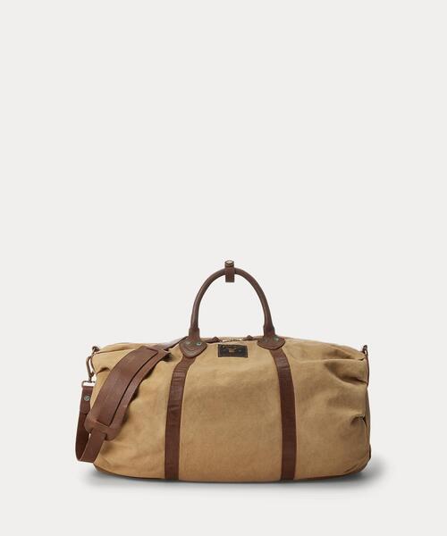 RRL（ダブル アール エル）の「レザートリム キャンバス ダッフル