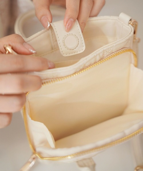 オリジナル ハートキルティング ミニ ショルダーバッグ le reve
