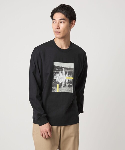 セール】＜Phospho Graphica＞グラフィック ロングスリーブ Tシャツ（T