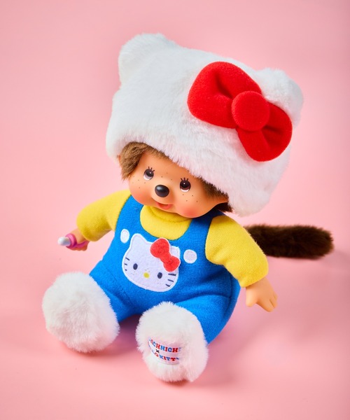 ハローキティ × モンチッチ 】 Sサイズ ぬいぐるみ SKG（フィギュア