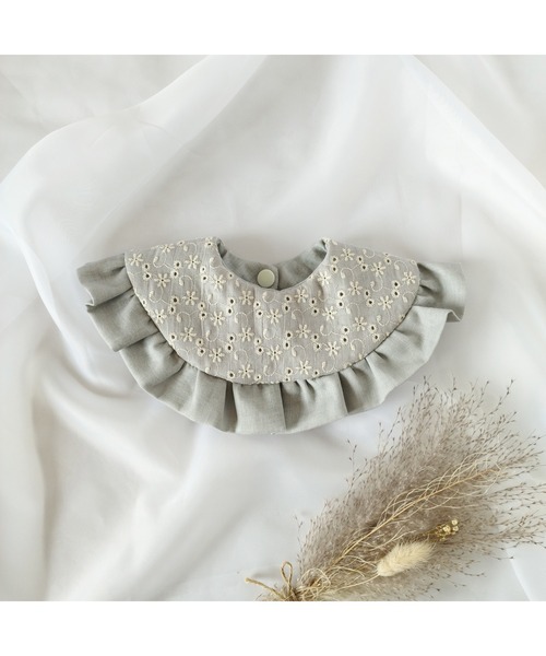 こまりはんどめいど】【大人気商品】刺繍ダブルガーゼのリバーシブル