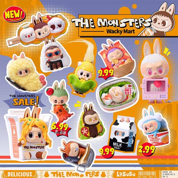 Pop Mart x THE MONSTERS: Wacky Mart Series Figurine Blind Box (1pc