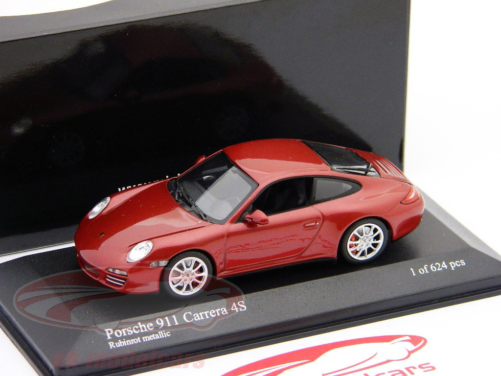 Minichamps 1:43 Bjは4Sポルシェ911（997 MKII）カレラ。2008