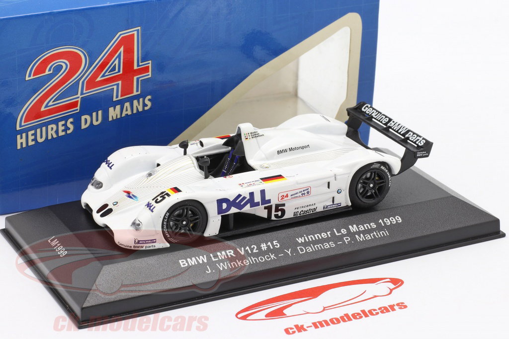 Ixo 1:43 BMW V12 LMR #15 Winner 24h LeMans 1999 Winkelhock, Dalmas