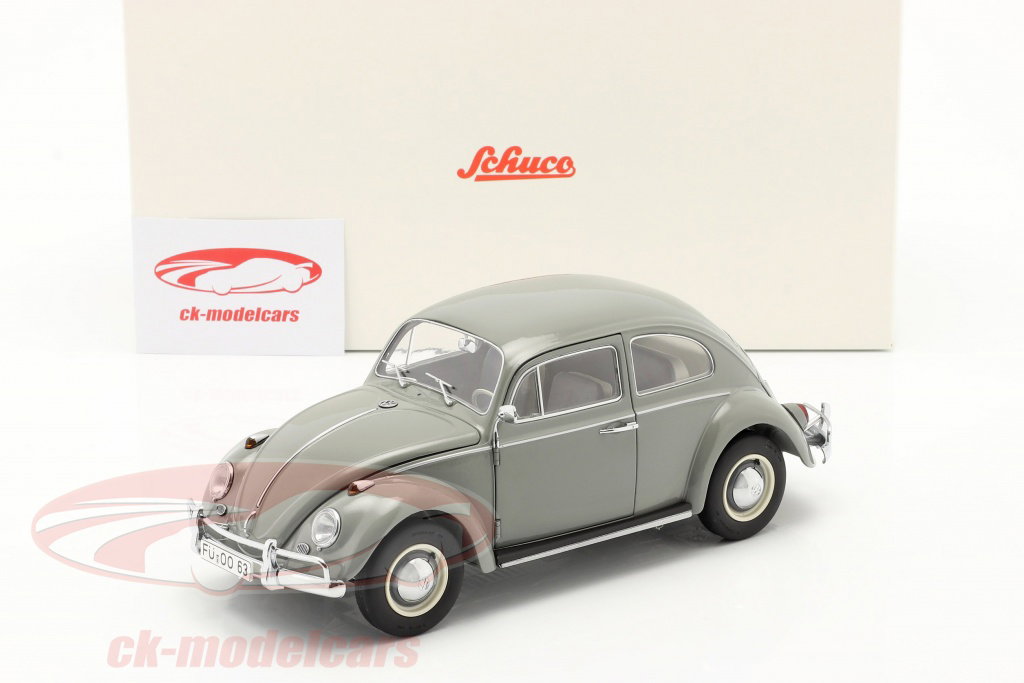 Schuco 1:18 Volkswagen VW Beetle year 1963 grey 450043200 model