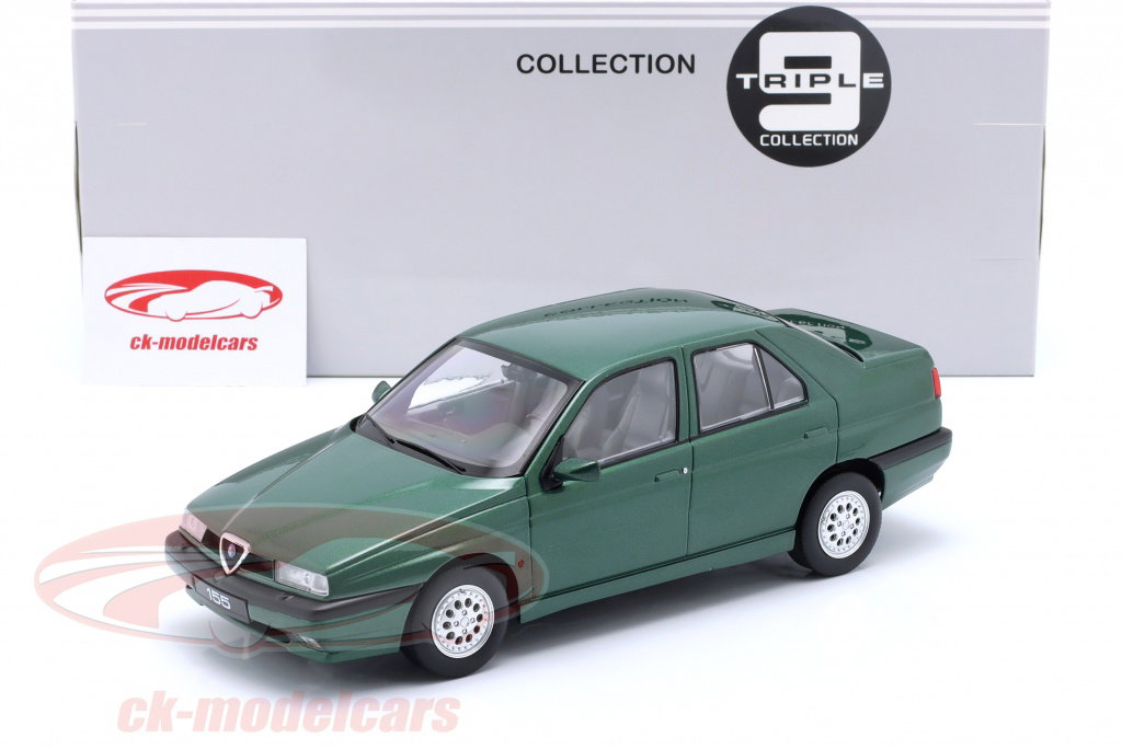 Triple9 1:18 Alfa Romeo 155 year 1996 green metallic T9-1800383