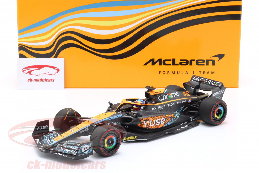 Minichamps 1:18 Oscar Piastri McLaren MCL36 #28 Abu Abu Dhabi Test