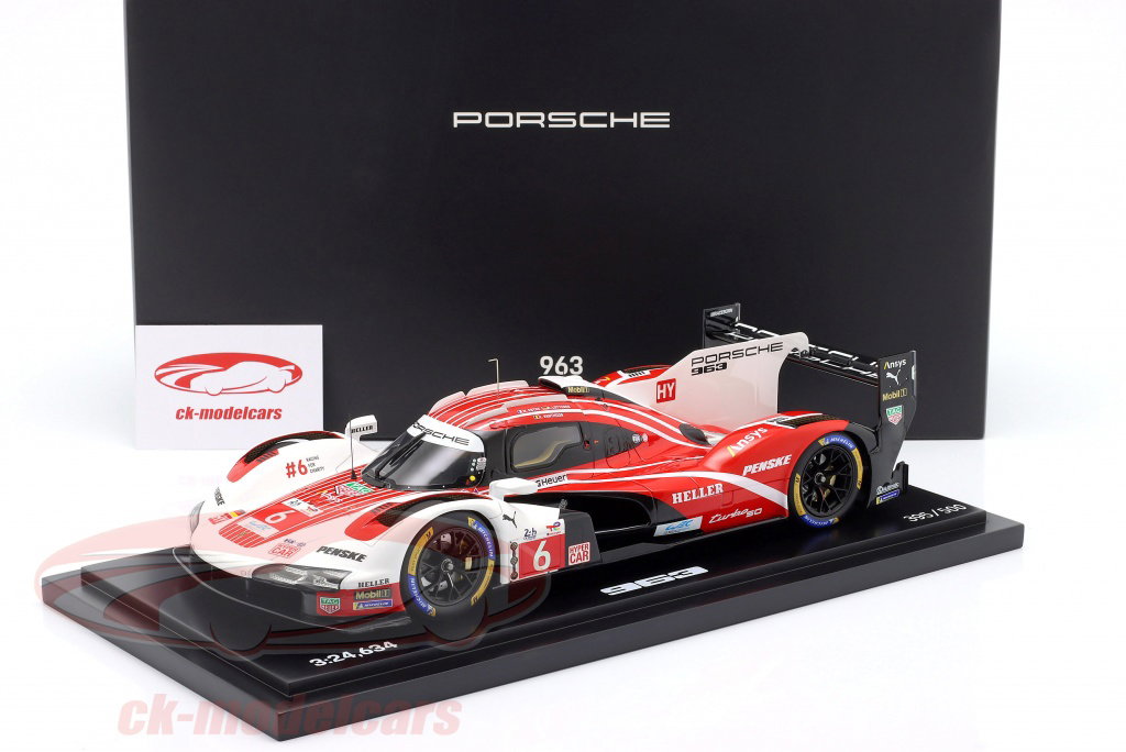 Spark 1:18 Porsche 963 #6 4番目 24h LeMans 2024 Penske Motorsport
