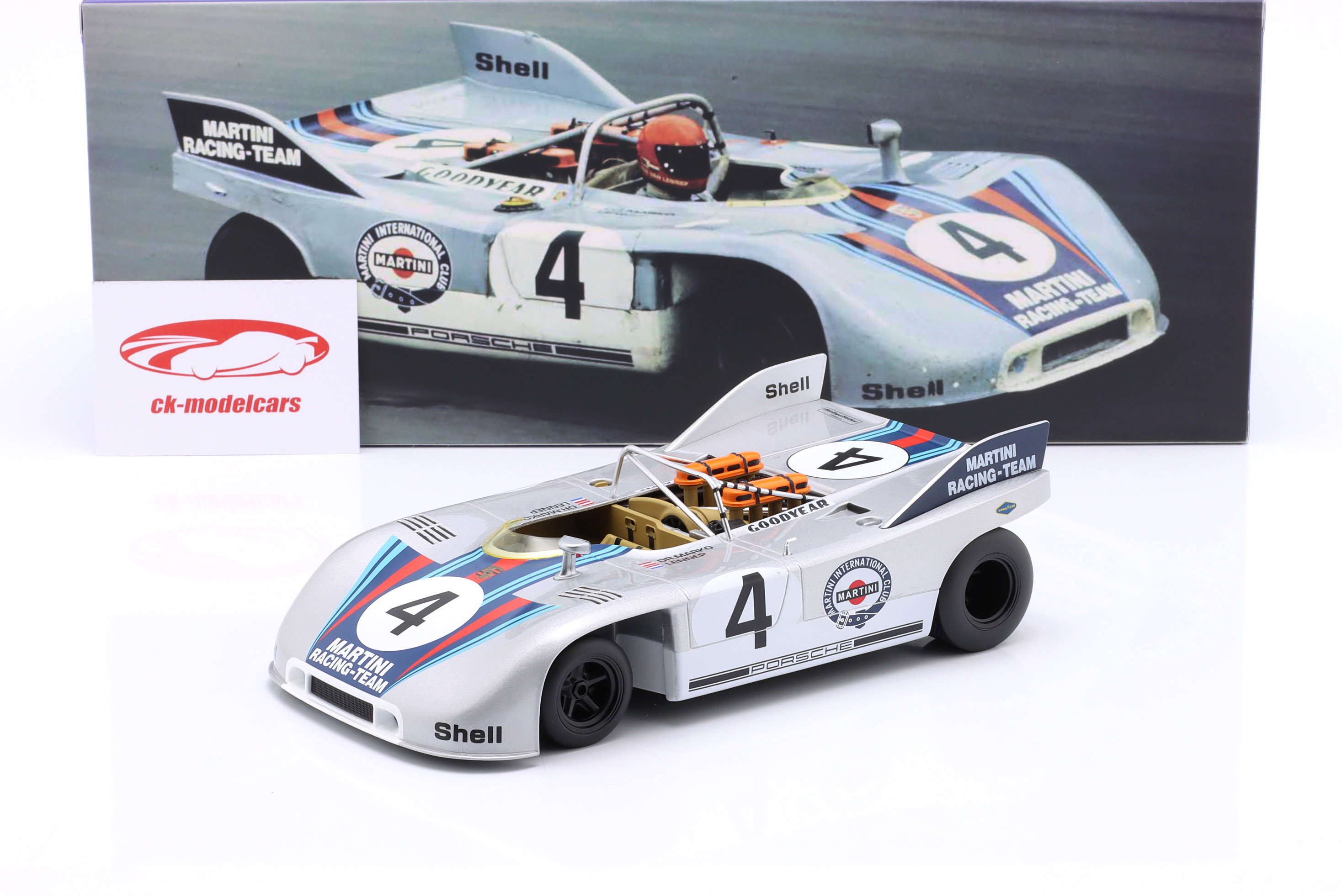 WERK83 1:18 Porsche 908/03 #4 3e 1000km Nürburgring 1971 van