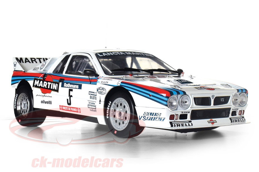 Ixo 1:8 Lancia 037 Martini Racing #5 Winner Rallye Tour de Corse
