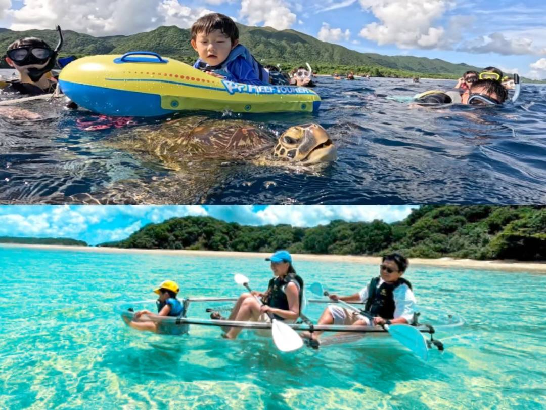 石垣島/1日貸切】絶景スポット巡り！川平湾クリアカヤックorクリア
