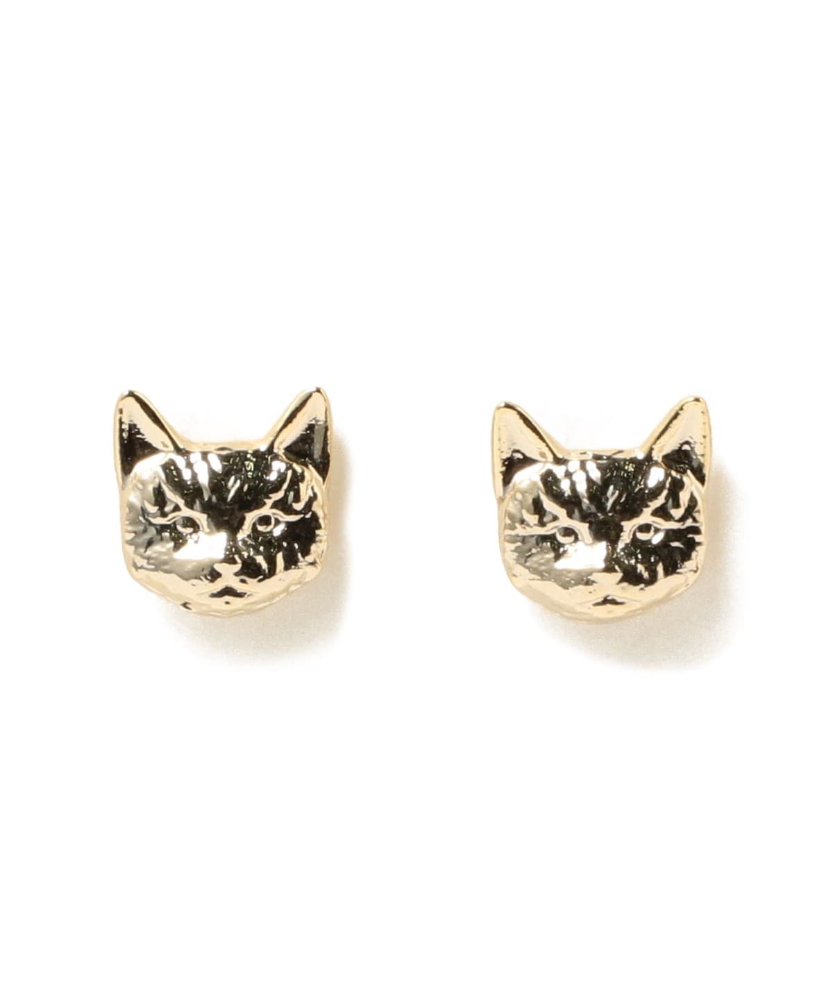 mmts（マミタス）フラットフェイス 猫ピアス（アクセサリー ピアス（両