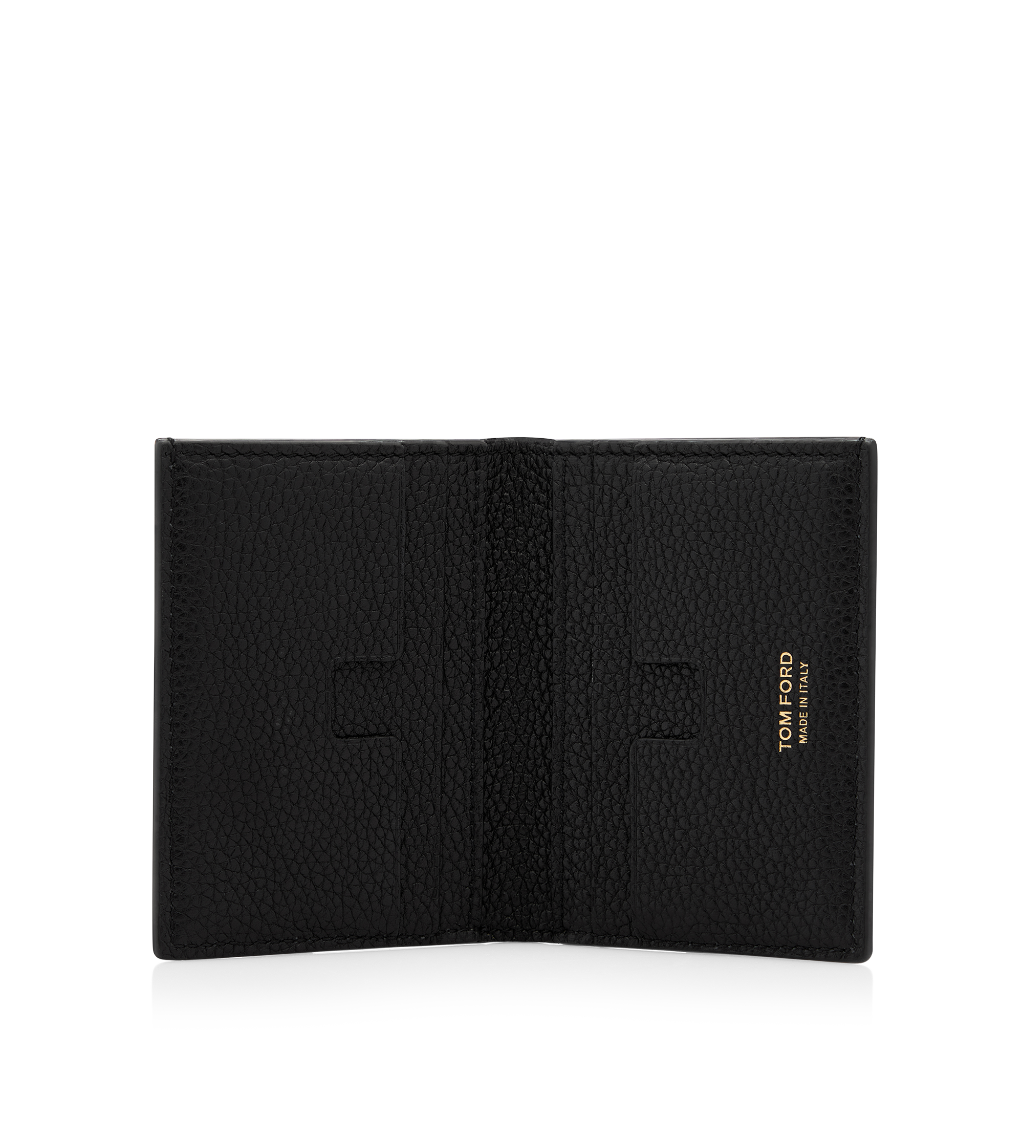 GRAIN LEATHER FOLDING CARDHOLDER | TOM FORD Fashion