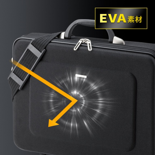 BAG-EVA6BKN【セミハードPCケース（16インチワイド・シングル