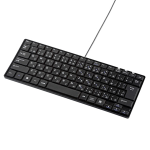 SKB-SL20BK【静音スリムキーボード（ブラック）】キータッチ音が静かに