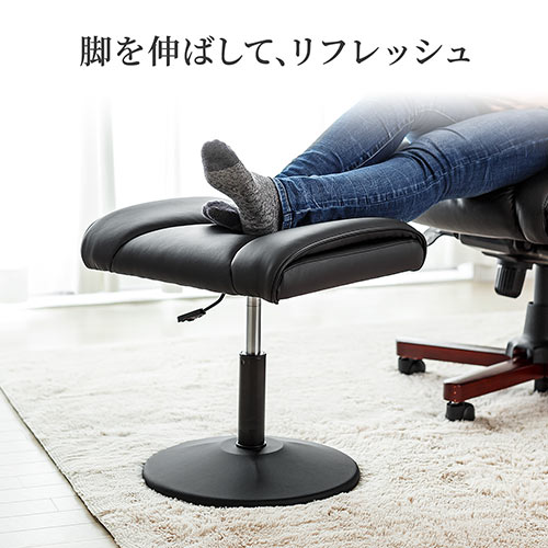 dura 黒 レザー オットマン 【直接取りに来てくれる方限定】 値下げ