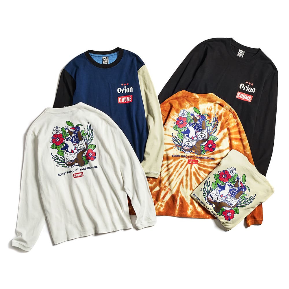 ORION×CHUMS コラボ24秋】OWYC24 ﾔﾝﾊﾞﾙｸｲﾅ ｶﾘｰ! ロングスリーブTシャツ