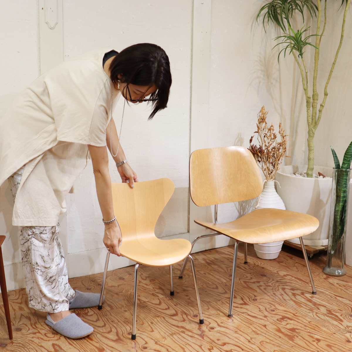 フリッツ・ハンセン / FRITZ HANSEN セブンチェア キッズサイズ 柾目