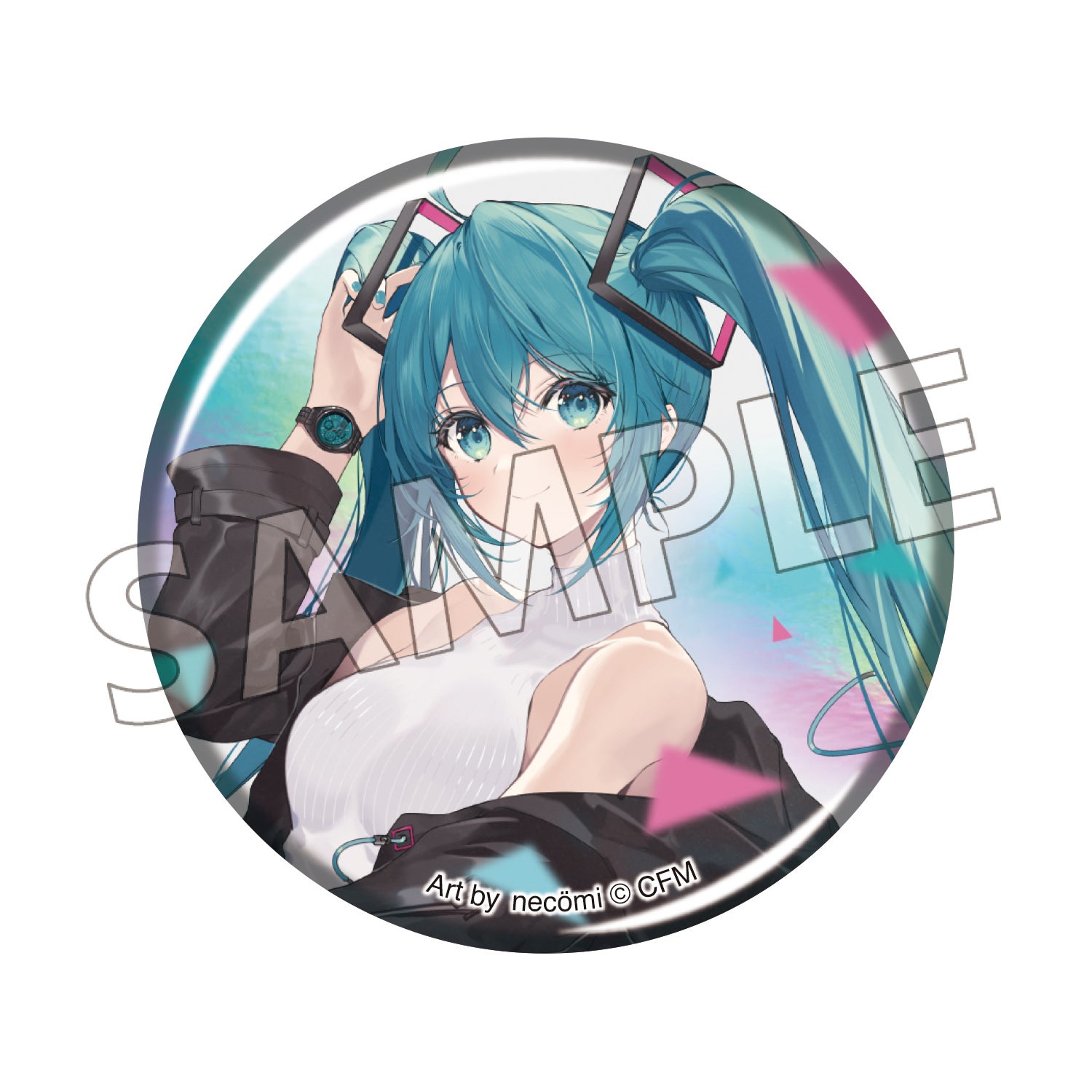 初音ミク モデル 描き下ろし 缶バッジ 6個セット 初音ミク / ボカロ