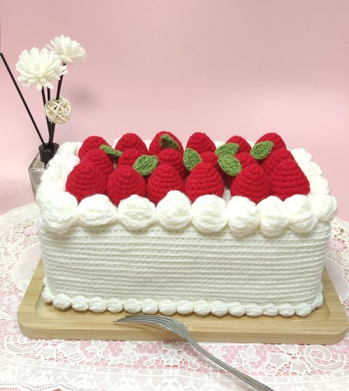 香港 【ストロベリーホイップケーキ】手作りティッシュボックス