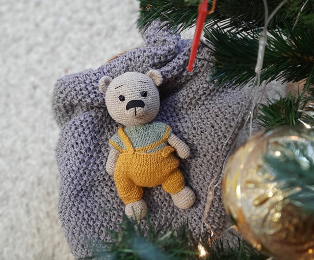 ロシア 【デジタル】あみぐるみクマのかぎ針編みのパターン