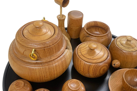 日光彫 日光茶道具｜伝統工芸品 漆塗り 木彫り 木工品 ミニチュア