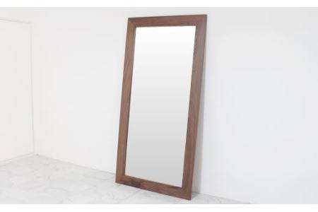 ウォールナット_姿見 Full length mirror 890」｜全身鏡 ミラー 木製