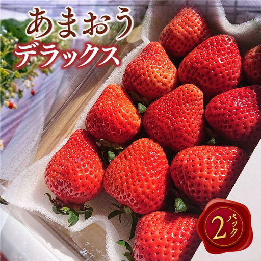 いちご あまおう デラックス 2p いちご [um40azo780000] | 福岡県宇美