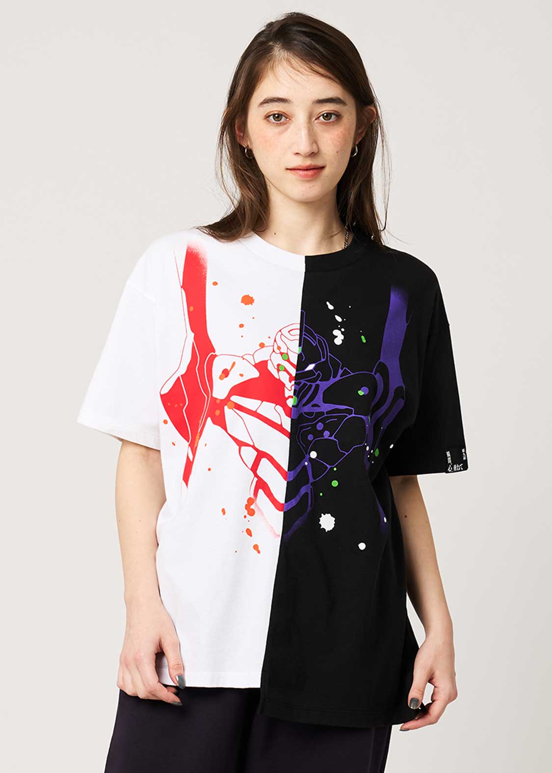 瞬間、心、重ねて」｜切替ビッグシルエットTシャツ｜ユニセックス