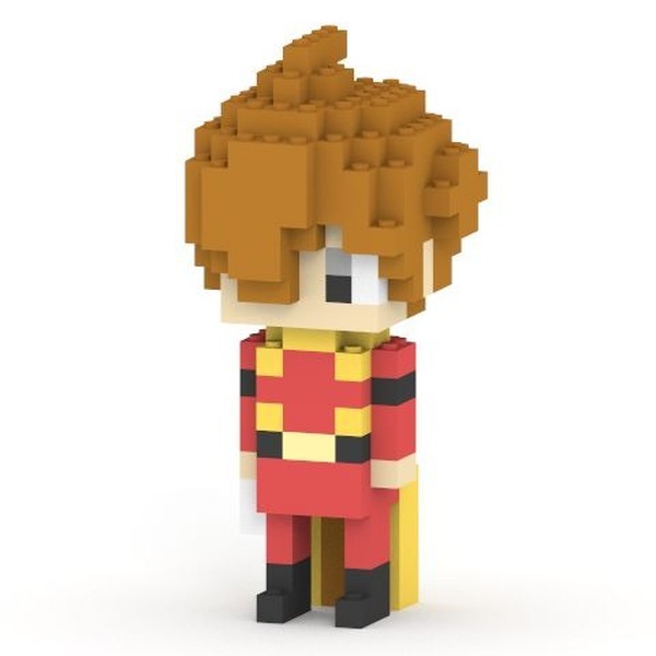 サイボーグ009」島村ジョーたちをドット絵調で立体化！手のひらサイズ