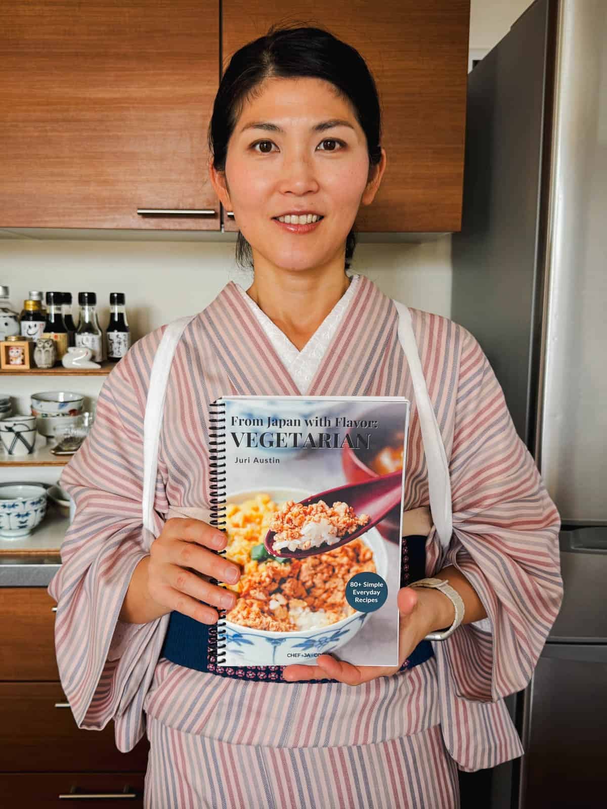 Physical Cookbook] From Japan with Flavor: VEGETARIAN - Chef JA Cooks
