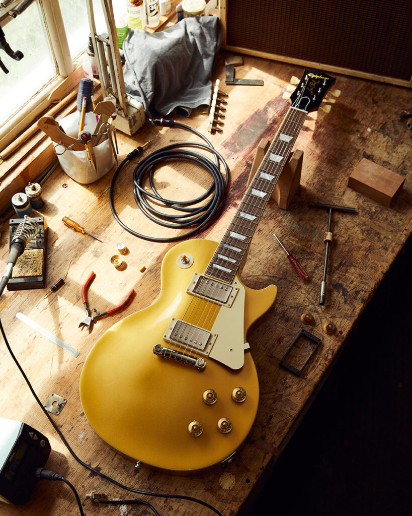 Epiphone Tak Matsumoto 1955 Les Paul Standard Antique Gold - CHAP