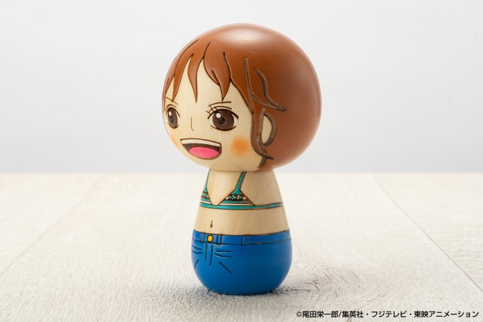 ワンピース」のナミ＆ウソップ＆サンジが「創作こけし」になった