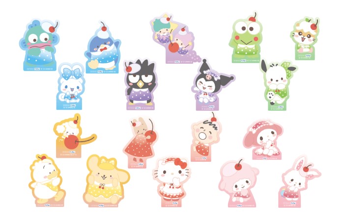 サンリオのキャラがカラフルクリームソーダに♪「推し色」アピール