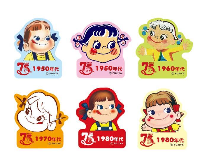 ペコちゃん75周年記念商品が登場！首振り人形やクリアバッグが入った