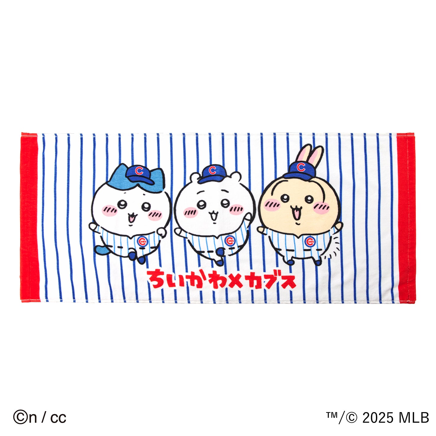 予約】ちいかわ×MLB TOKYO SERIES フェイスタオル（カブス）【2025年6