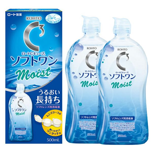 送料無料】 ロートcキューブ ソフトワンモイスト 500ml 2本セット