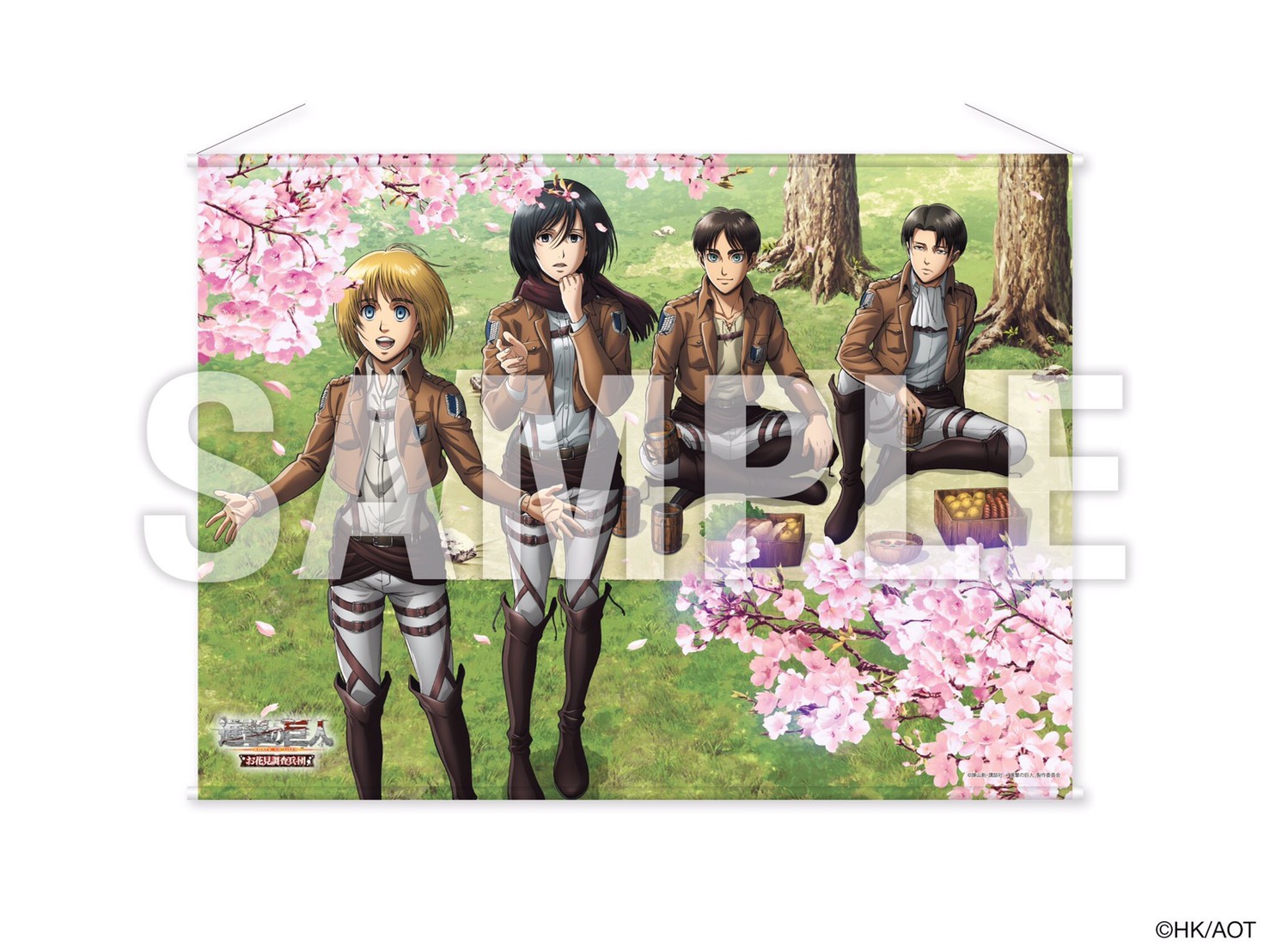 進撃の巨人 ～お花見調査兵団～」開催！(4/5~4/29)原宿AREA-Q - コラボ