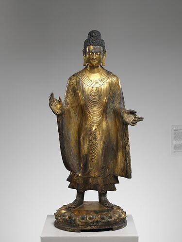 Seated Buddha, probably Shakyamuni (Shijiamouni) - China - Sixteen